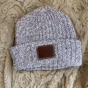 NWOT PURPLE love your melon cuff beanie